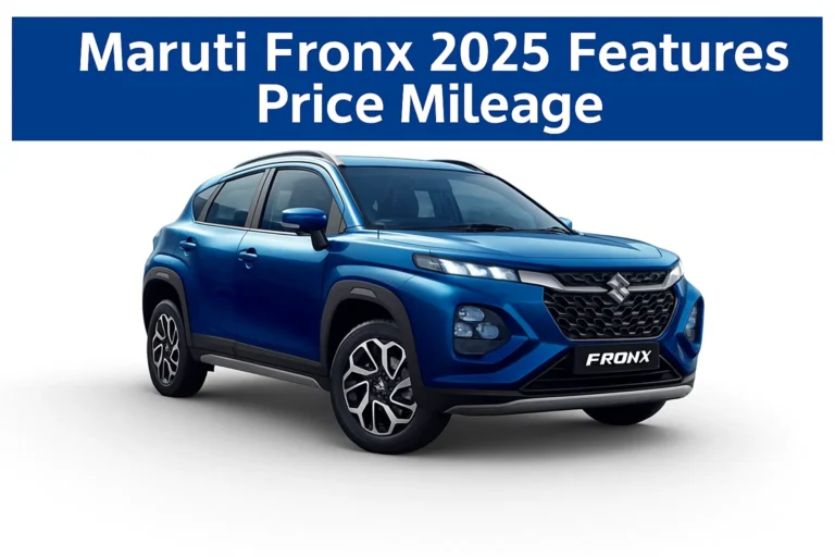 maruti fronx 2025 features price mileage